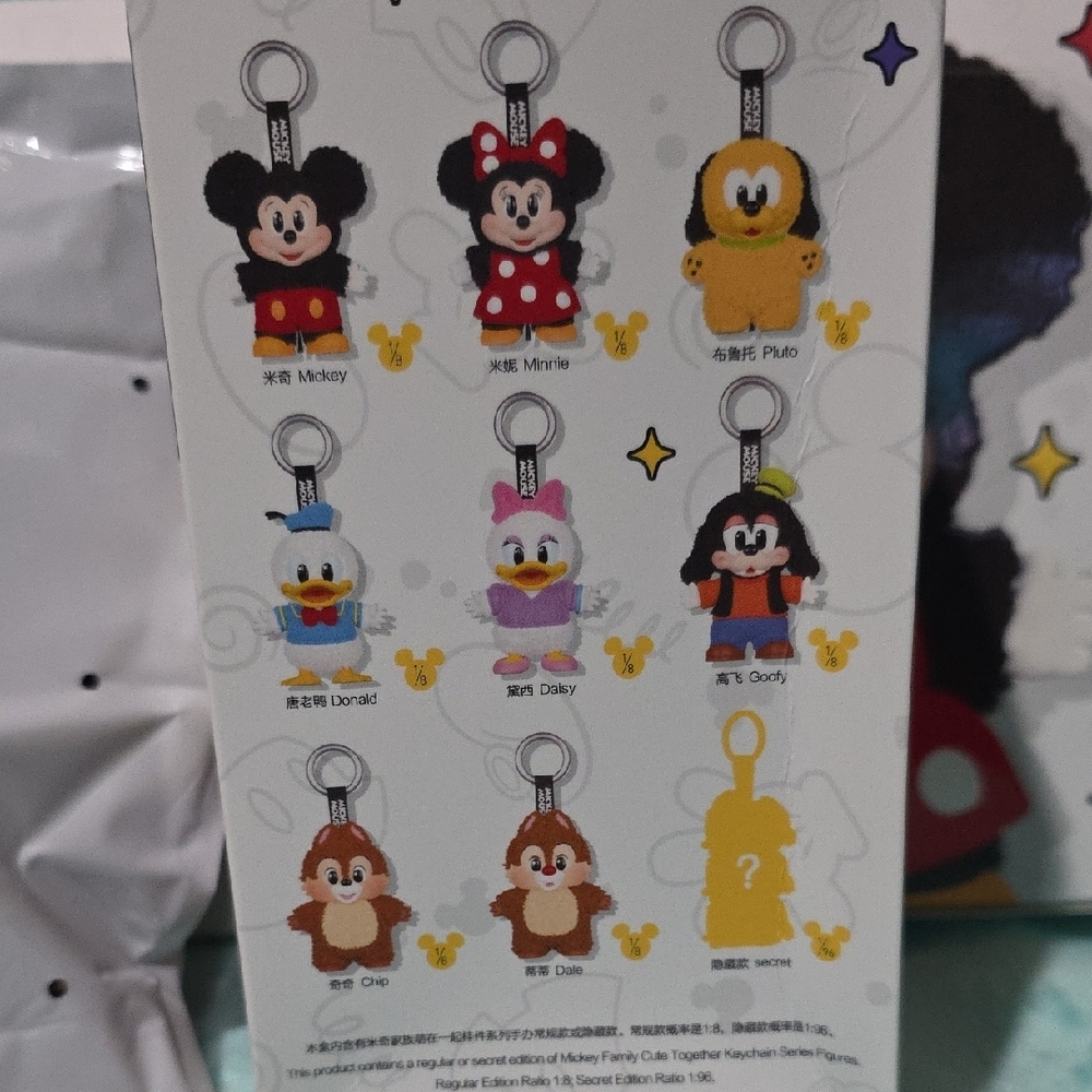 LABUBU (CHIP) Mickey‎ Family Keychain. - Picture 3 of 5